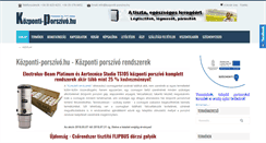 Desktop Screenshot of kozponti-porszivo.hu